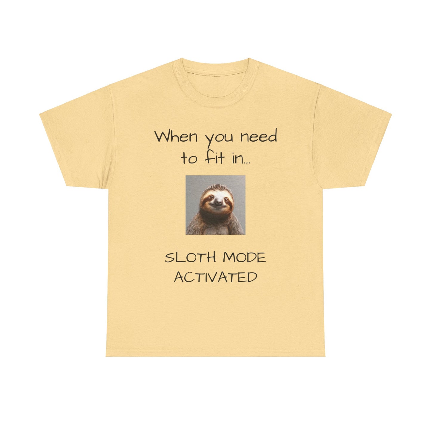 Sloth Mode Tee Shirt