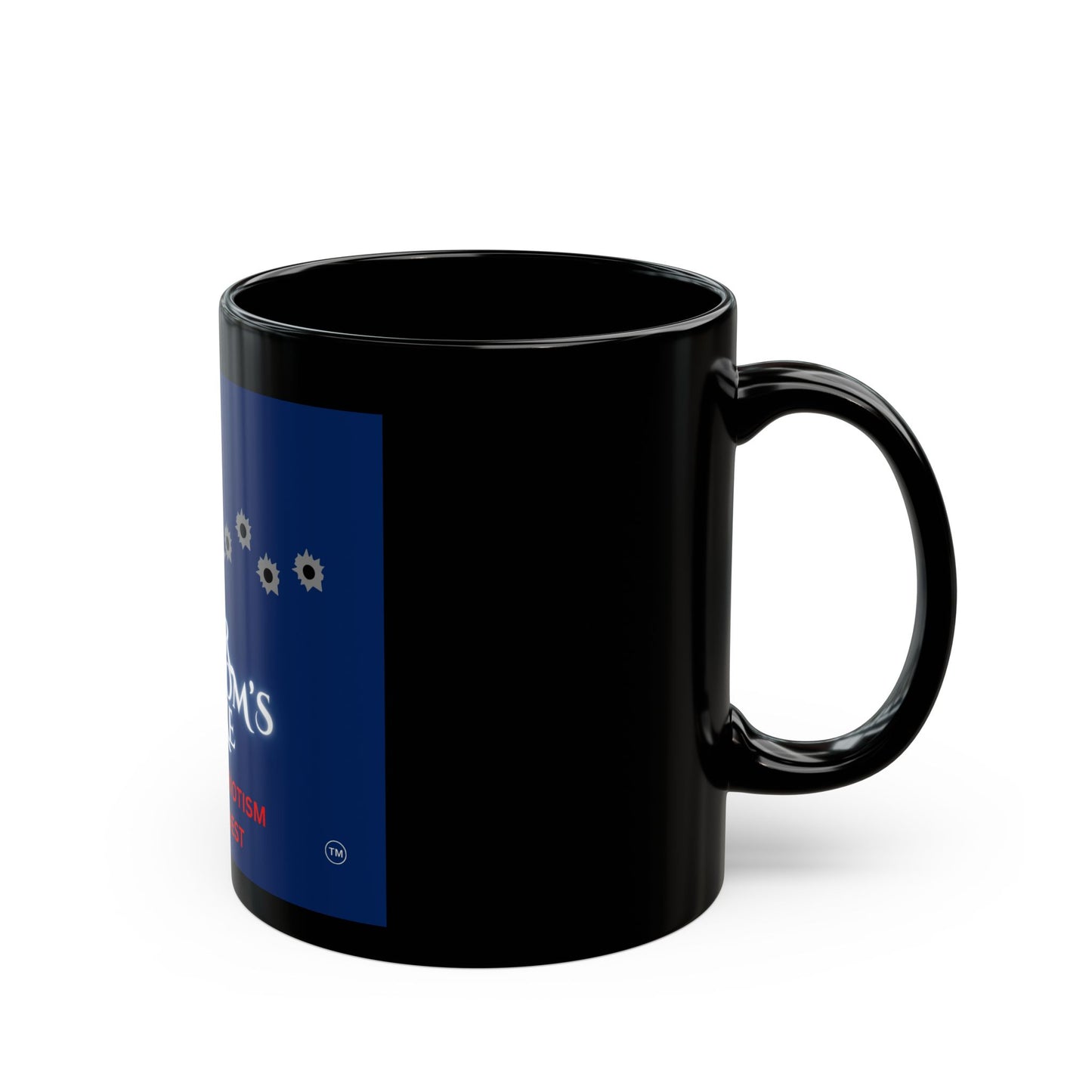 For Freedom's Sake Logo Black Mug (11oz, 15oz)